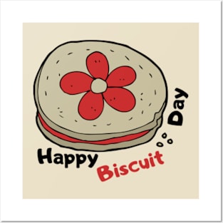 Biscuit red flower Posters and Art